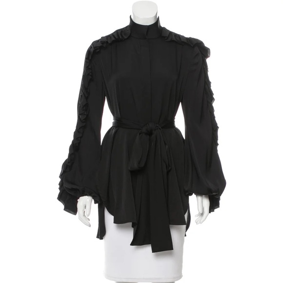 Ellery Tops - 💖 HOST PICK 🌸 Ellery Silk Long Sleeve Button-Up Blouse